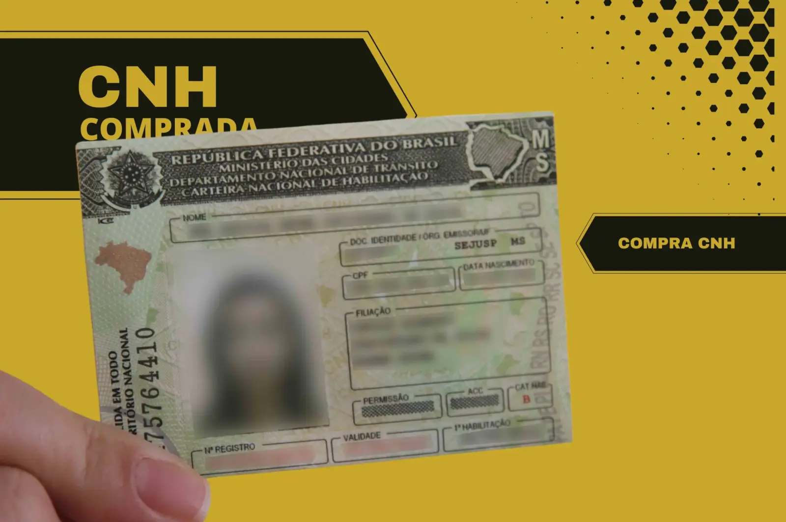 Tem como comprar habilitação? 1 CNH comprada na net